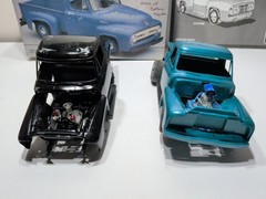 ✨2 TRUCKS✨ AMT/ERTL • 1953 Ford F-100 Pickup Truck • Model Kit #6467 • 1:25