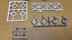 1965 Chevy Pickup WHEELS & WHITEWALL TIRES 1/25 scale Revell NEW Model PARTS