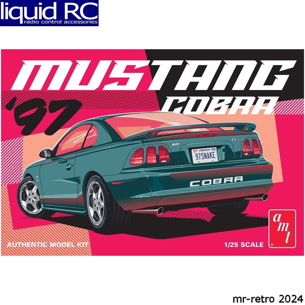 AMT 1494 1997 Ford Mustang Cobra Plastic Model Kit