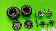 Lincoln Mark VII LSC Pro Street Stock Mod 1/25 Deep Dish Drag Wheel Skinny Front