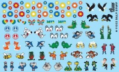 Gofer Racing 11053 x 1/24-1/25 Silly Stuff – Daisies, Animals, Eyes, etc. decals