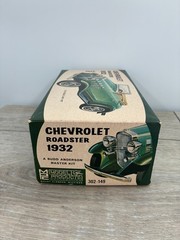 Vintage MPC Chevrolet Roadster 1932 1:25 Scale Budd Anderson Model Kit Open Box