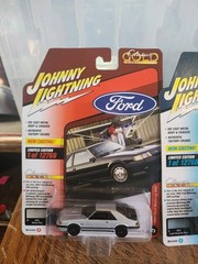 Johnny Lightning lot of 2 1986 Ford Mustang SVO 1/64 Diecast Model Car