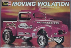 ‘41 Willys Gasser Pick-Up Vintage Drag car 1/25 Model Kit NOS 1997 open