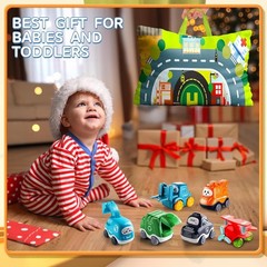 Big Cartoon Truck Car Toys for 1 Year Old Boy with Playmat/Storage Bag|Baby…