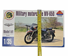 AIM Fan Model MV-650 Military Motorcycle 1/35 Scale Model Kit NOS Ukraine