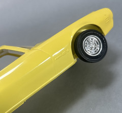 1973 Pontiac Firebird Formula 400 Yellow Dealer Promo Model Car