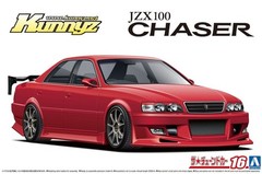 Aoshima 1/24 Scale Model Tuned Car Kit Kunny’z Toyota Chaser JZX100 Tourer V ’98