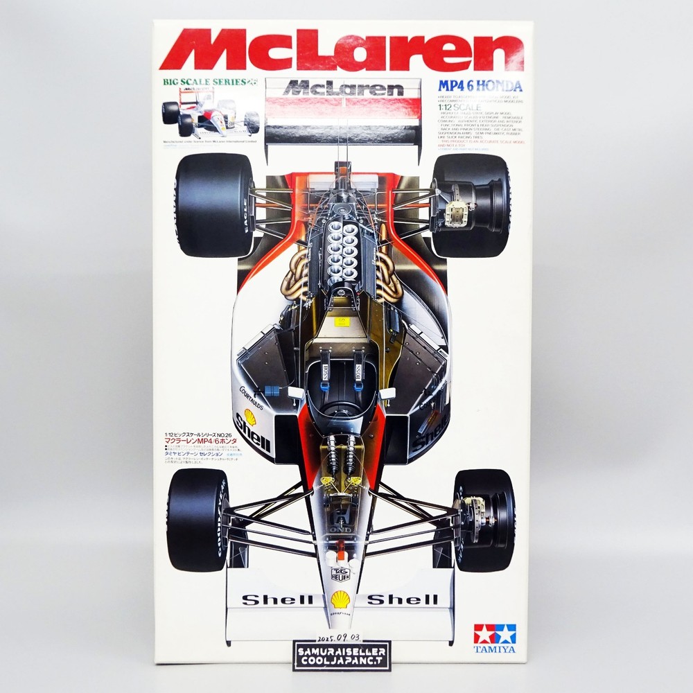 Tamiya 1/12 McLaren Honda MP4/6 Big Scale Series Model Kit Ayrton Senna 12028