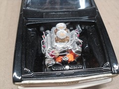 1971 PLYMOUTH HEMI DUSTER 1/25 scale model car kit…nice-needs a little help