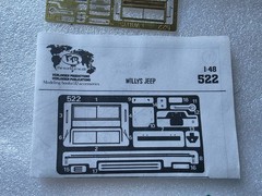 Verlinden Productions 1/48 WILLYS JEEP RESIN KIT 522