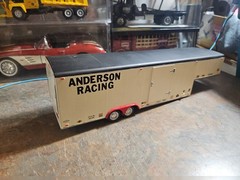VINTAGE SURVIVOR MPC.REVELL.AMT. BUILT MODEL RACING TRAILER CUSTOM MADE