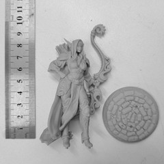 1/35 Scale Resin Figure Model Kit Archer Magic Hunter Unassembled, Unpainted Kit
