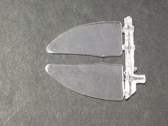 1956 Chevy Sedan 1/4 WINDOWS for Atlantis Revell 1:25 Model Kit 56 Chevrolet
