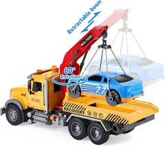 SASBSC Tow Truck Toys for 3 4 5 6 7 Year Old Boys Big Construction Toy for…