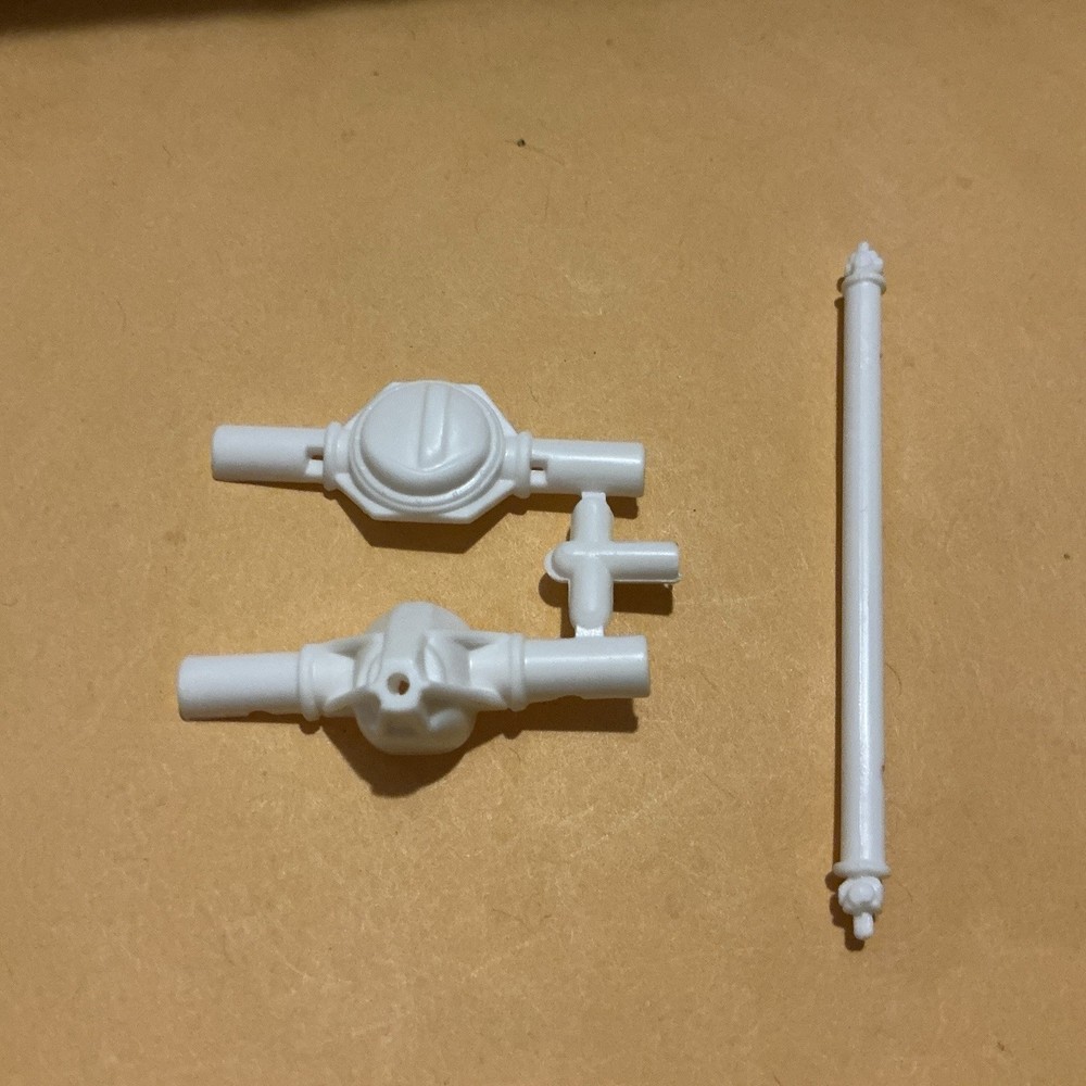 1 25 scale model parts 66 Nova Street Machine Rear Axles, Driveshaft Only