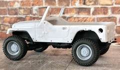 1/24 Scale: 18-Inch “80’s Ford F-250” Wheels W/ Mud Tires; Jeep, Resin 1/25