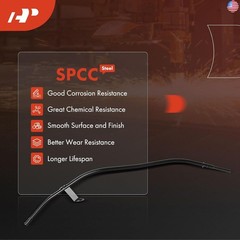 A-Premium 23.25 in Engine Oil Dipstick Tube – Metal Compatible with Chevrolet,