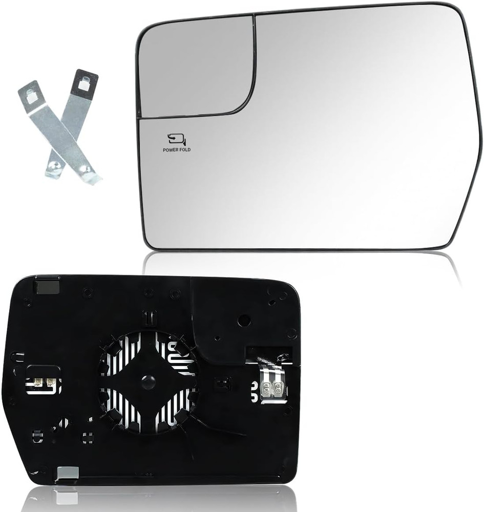 Driver Left Side Power Heated Mirror Glass for Ford F-150 2011 2012 2013 2014 –