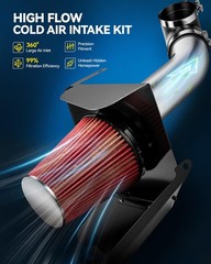 Philtop 3.5 Cold Air Intake Kit Shield Compatible Chevrolet Camaro 2010-2011 V6