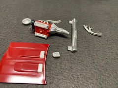 AMT ’69 Chevrolet Chevelle SS 396 Custom Paint 1/25 Detailed Trim Maroon BBC