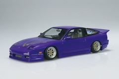 Aoshima 1/24 Scale Model Tuned Car(110)Kit B-Wave Nissan RPS13 180SX ’91 Ver.B