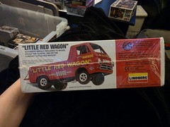 Lindberg Dodge Little Red Wagon Bill Maverick Golden Plastic Model Kit 1:25