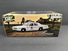 Greenlight 84094 1/24 1975 Dodge Monaco Cream “Hazzard County Sheriff”