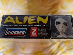 Lindberg Alien Extraterrestrial Model Kit Factory Sealed New Old Stock 7-3/4 in