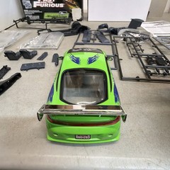 Revell 1/25 Model Kit Fast and the Furious Mitsubishi Eclipse Metal Body
