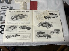 Hubley 1930 Packard Sport Phaeton Metal Model Kit in Clean Box 1/22 Scale