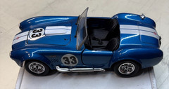 Revell Shelby Cobra 427 Racing 1/24 Blue/ White Stripes #33 with side pipes