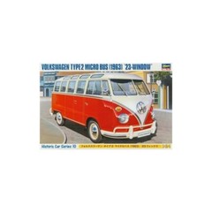 Hasegawa 21210 (HC10) 1/24 Volkswagen Type 2 Micro Bus (1963) “23-Windows”