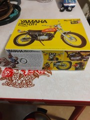 Vintage Revell model Kit Yamaha Enduro Motorcycle DT-parts 1970’s