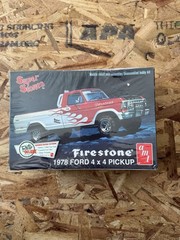 AMT Round 2 1978 Ford 4×4 Truck Firestone Super Stones 1/25 Model Kit AMT858M/03