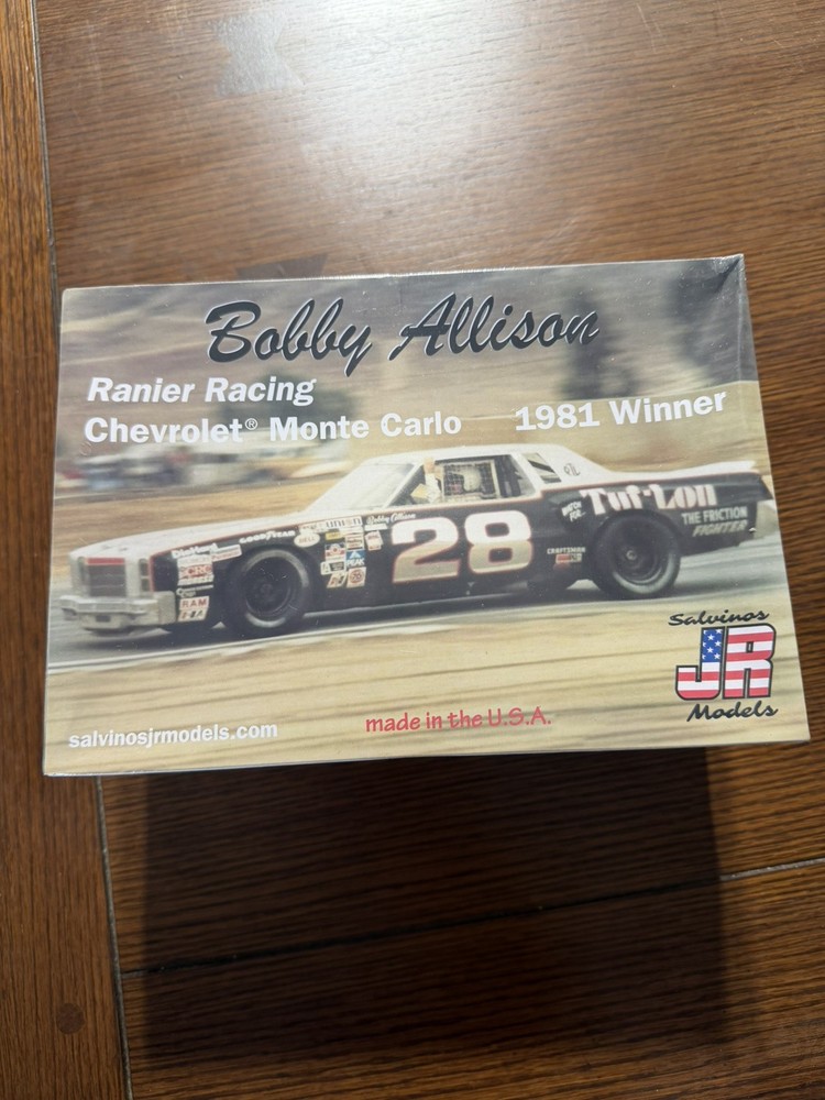 SALVINOS JR MONTE CARLO #28 BOBBY ALLISON RANIER RACING MODEL kit 1/25 NIB