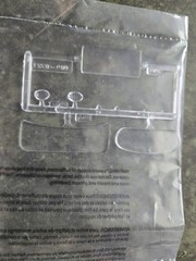 AMT 1/25 1940 WILLYS PICKUP GASSER Windshield & Back Glass Clear & Red STK W76