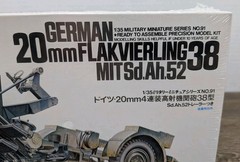 Tamiya 1/35 Scale Model Kit WWII German 20mm Flak 38 Anti-Aircraft Military NEW