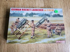 Dragon 6509 1:35 German Rocket Launcher & Crew Military Vehicle Model Kit