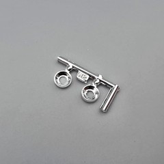 AMT 31838 1/25 57 Ford Fairlane Parts Kit Bash Chrome Headlight Bezels 2