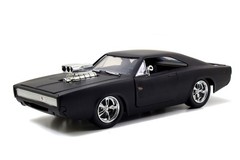 1:24 FAST & FURIOUS DIECAST MINICAR DOM’S 1970 DODGE CHARGER R/T (MATTE BK) [Par