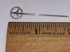 PRAMETA Kolner 1948 Mercedes Benz Promo Sterling Silver 2” Lapel Stick Pin ONLY