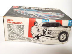 Vintage AMT Model Kit #T389 John Greenwood GT Corvette Racing 1/25 Parts Sealed