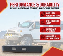 Bumper Cover For C6500 Kodiak – Painted Bumper Replaces 12542961