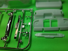 56 1956 Foose Ford FD-100 Pickup Truck 1/25 Body Cab Bed Glass Bumpers Interior
