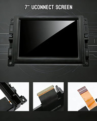 7″ Uconnect Screen Replacement LCD Display for Jeep Compass Renegade 2017-2021 T