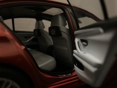 BMW Red Model Car with Opening Doors, Hood, and Detailed Interior