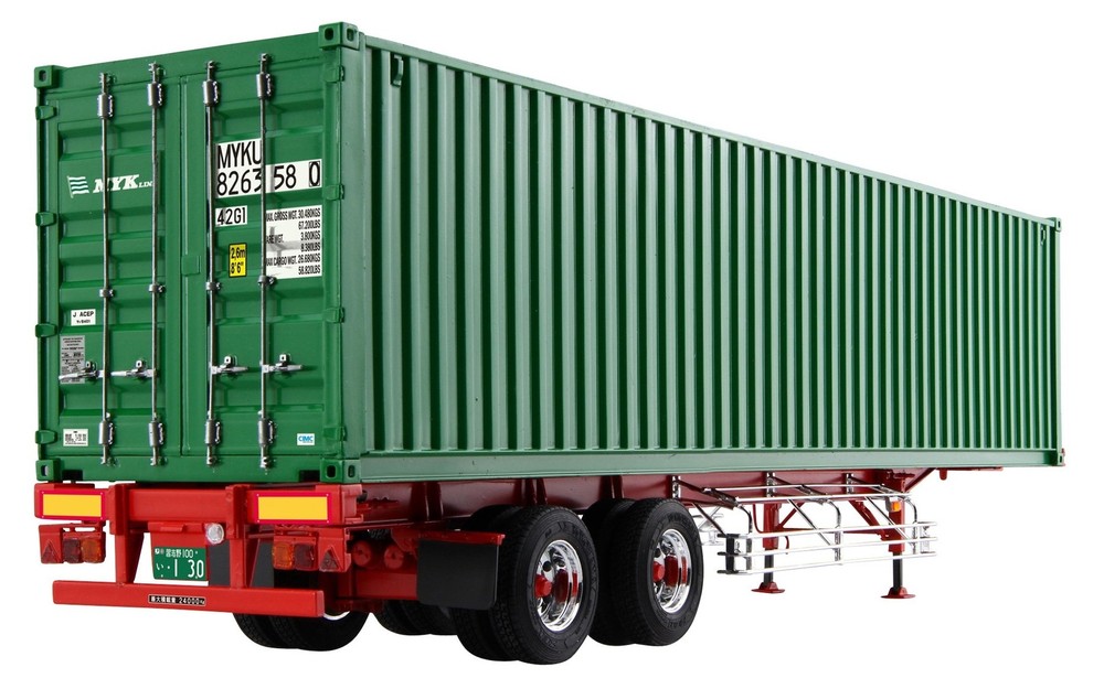 AOSHIMA 1/32 Heavy Freight No.6 40Feet Marine Container Trailer Biaxial Type