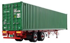 AOSHIMA 1/32 Heavy Freight No.6 40Feet Marine Container Trailer Biaxial Type