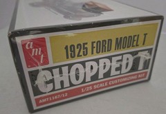 AMT 1167 FORD 1925 MODEL T CHOPPED T 1/25 MODEL KIT BUILD 2 Cars New Unassembled